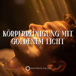 Körperreinigung mit goldenem Licht