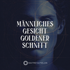 Männliches Gesicht – Goldener Schnitt