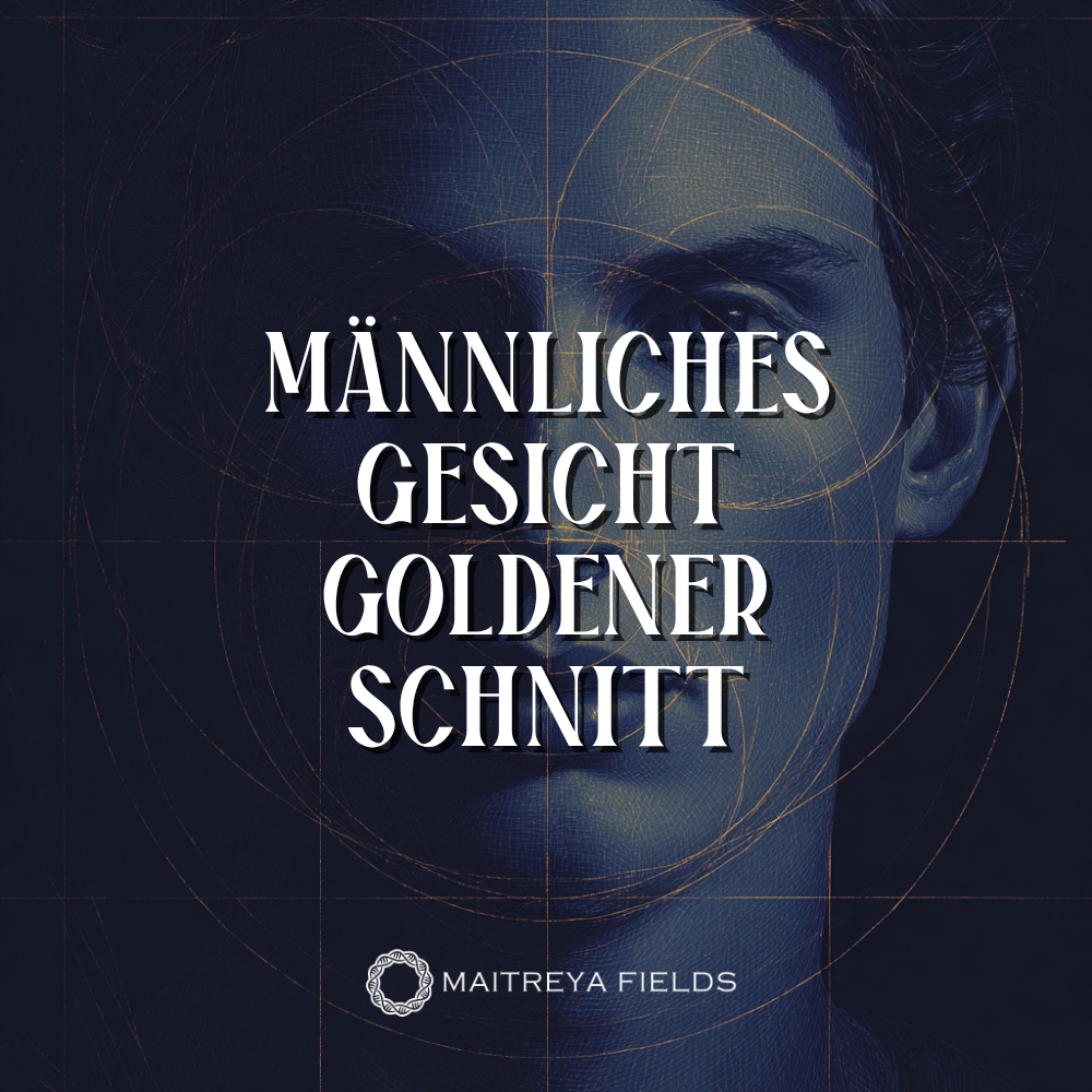 Männliches Gesicht – Goldener Schnitt
