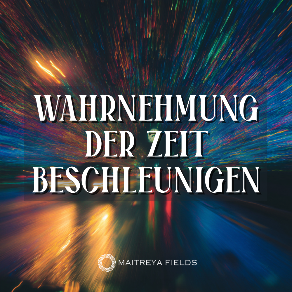 Wahrnehmung der Zeit Beschleunigen