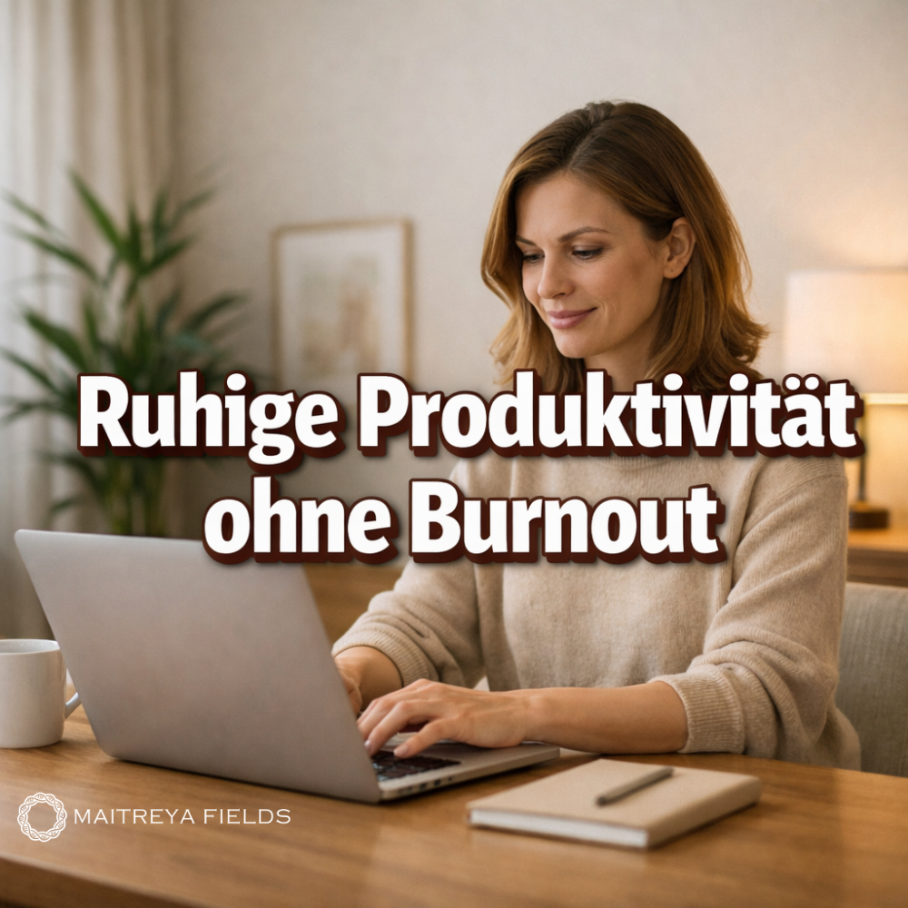 Ruhige Produktivität ohne Burnout – Energetischer Klang + Digitale Mandala